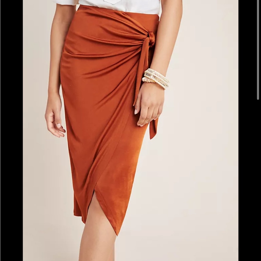 Maeve Anthropologie Tetra Wrap Skirt